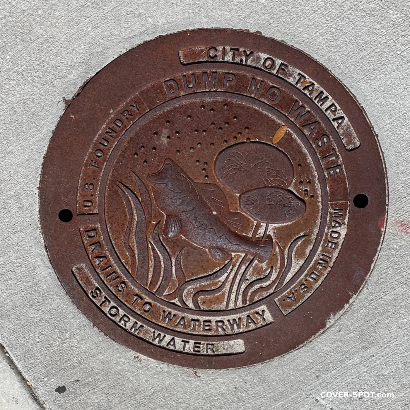 맨홀 뚜껑 Tampa, United States