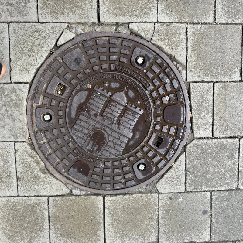 Manhole cover in Neustadt, Germany