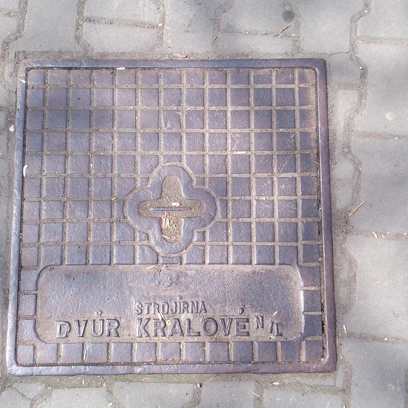 Manhole cover in Czechia