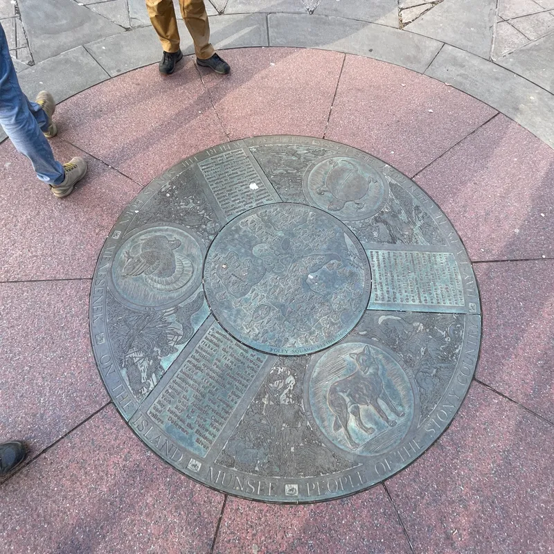 Manhole cover in New York City, United States