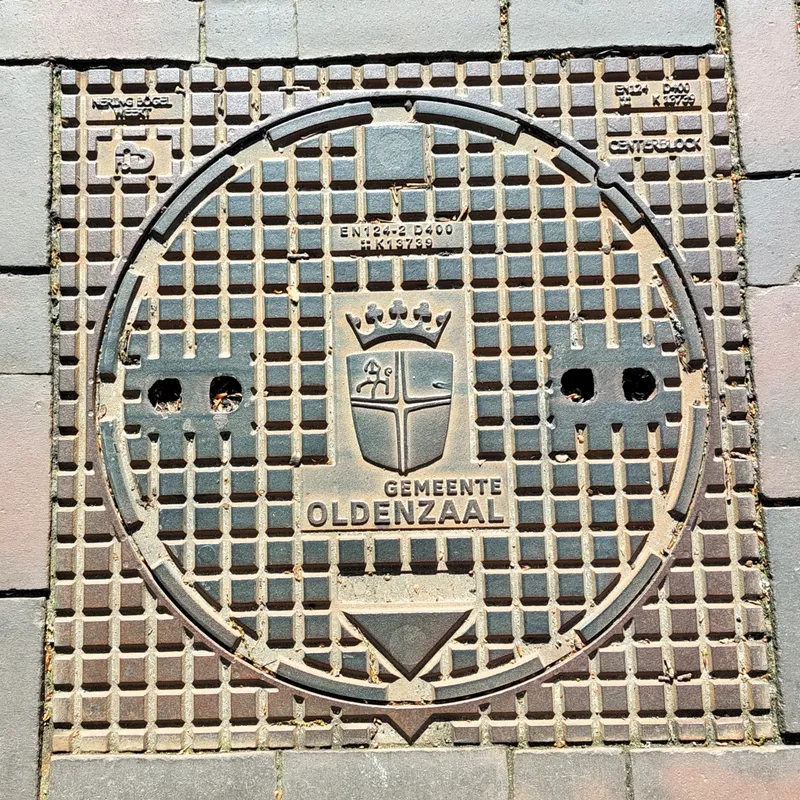 Manhole cover in Oldenzaal, The Netherlands