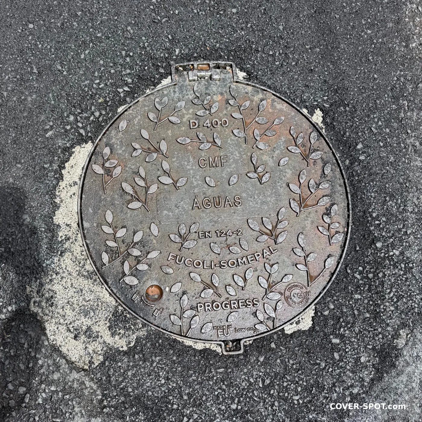 Właz kanalizacyjny w Nossa Senhora do Monte, Madeira, Portugal