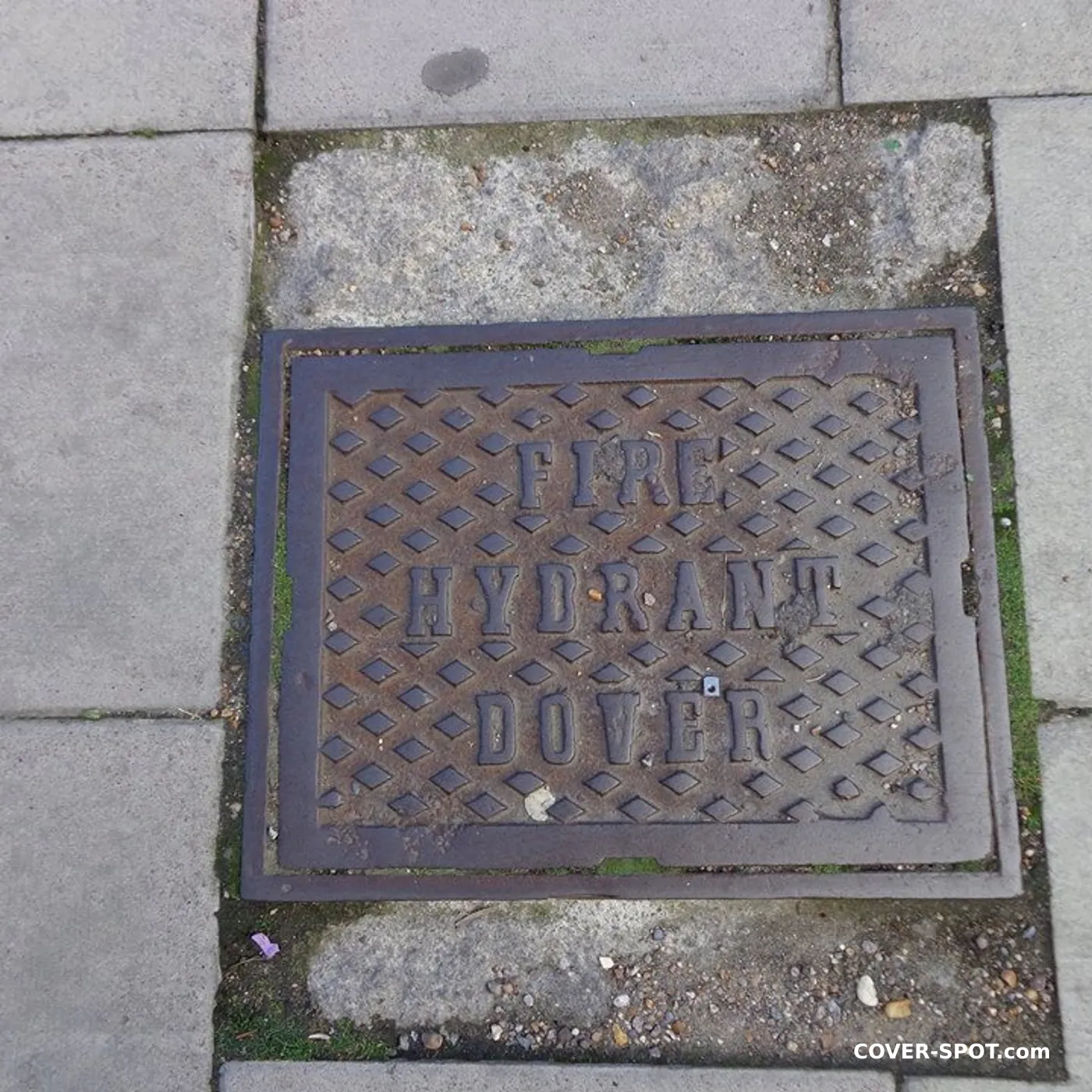 Manhole cover in Dover, United Kingdom