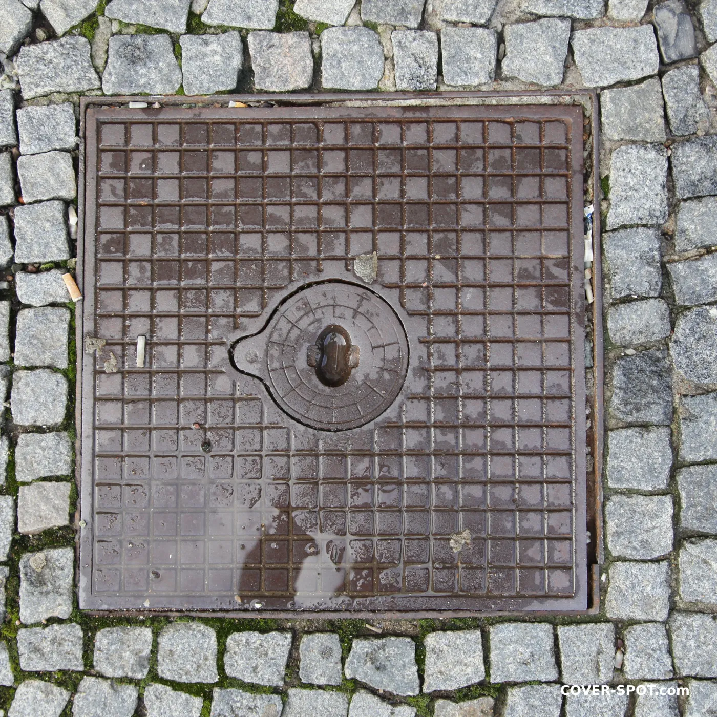 Manhole cover in Hradec Králové, Czechia