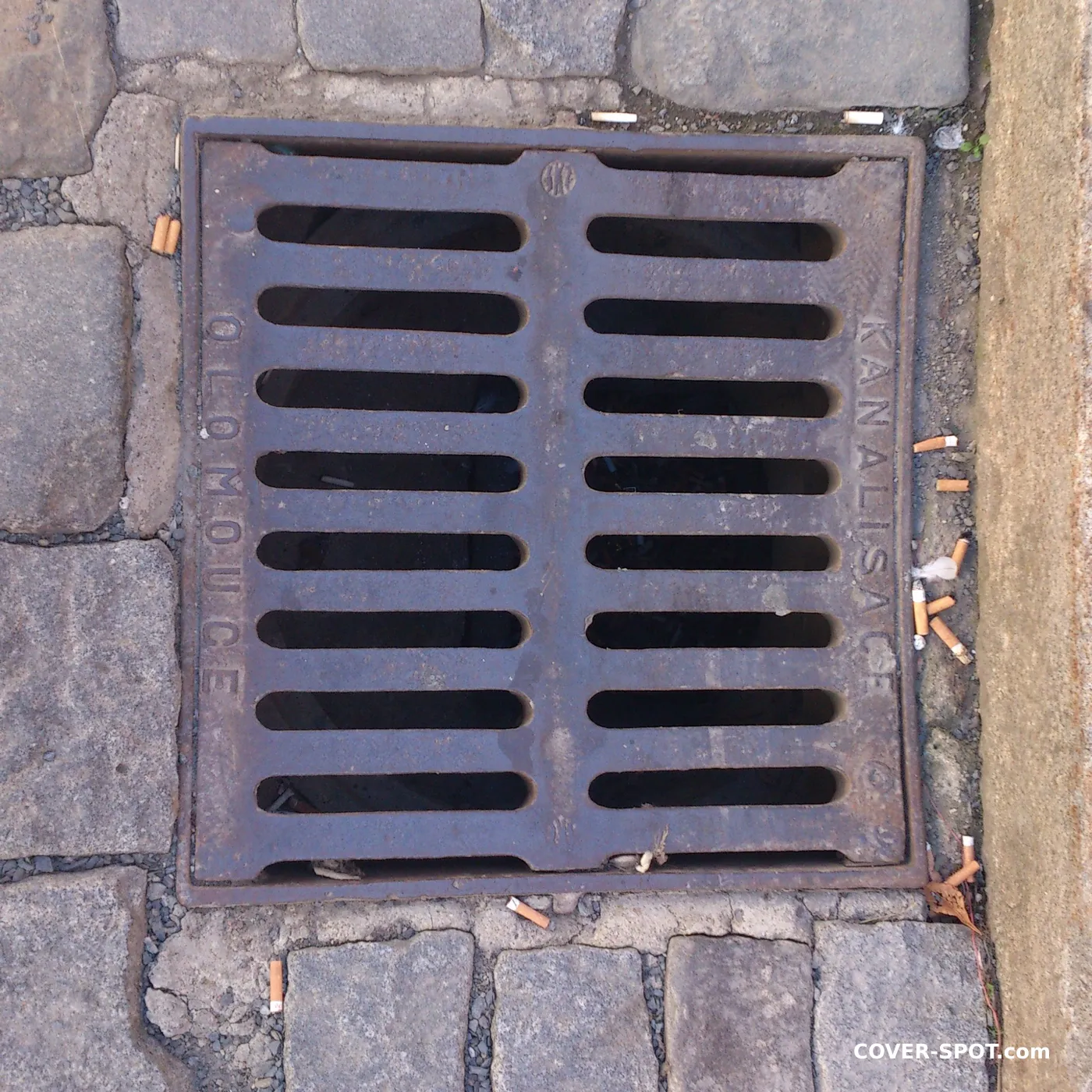 Manhole cover in Olomouc, Olomoucký, Czechia