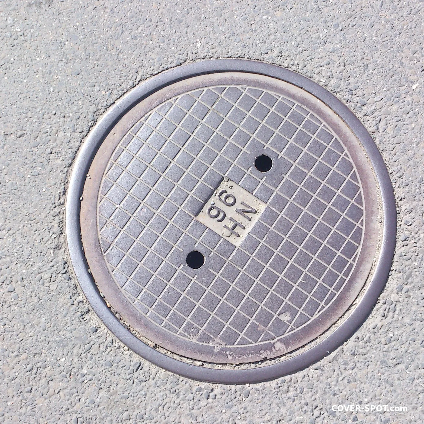 Manhole cover in Olomouc, Olomoucký, Czechia