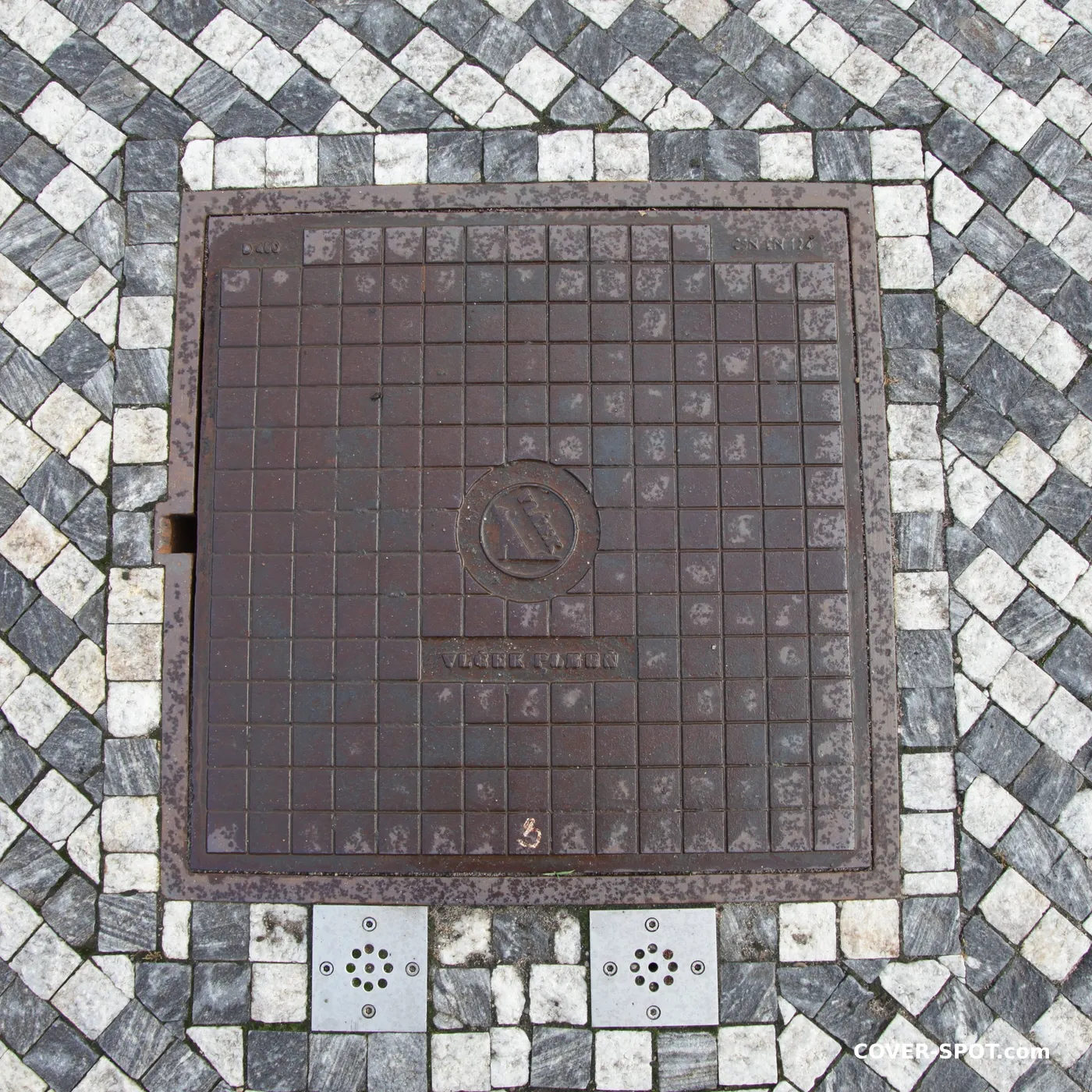 Manhole cover in Hradec Králové, Czechia