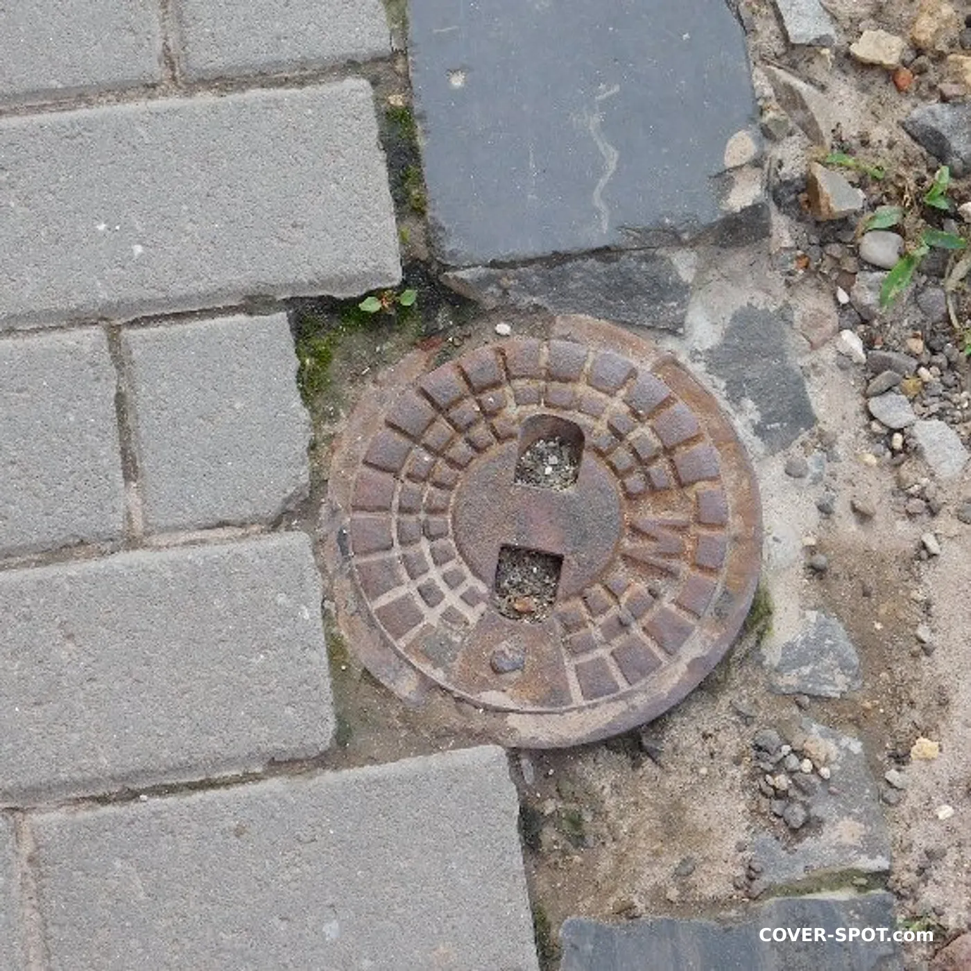 Manhole cover in Ukraine