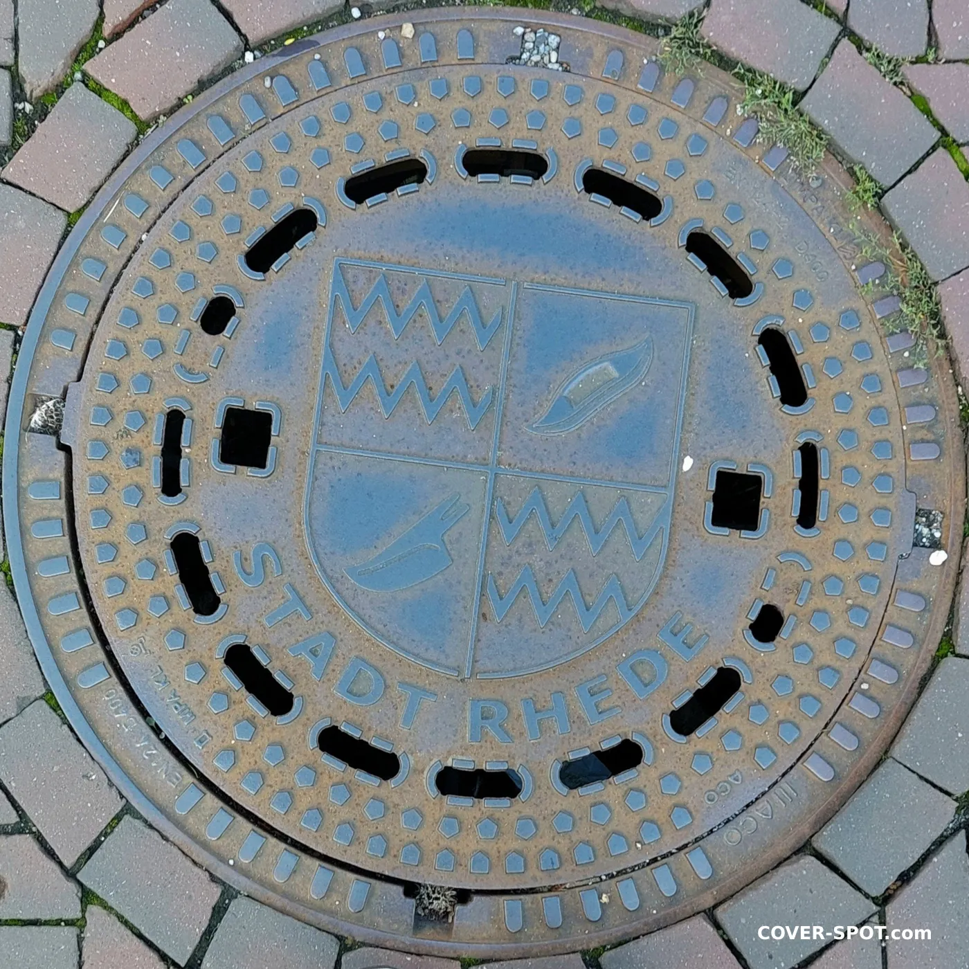 Kanalizācijas lūka Rhede, North Rhine-Westphalia, Germany