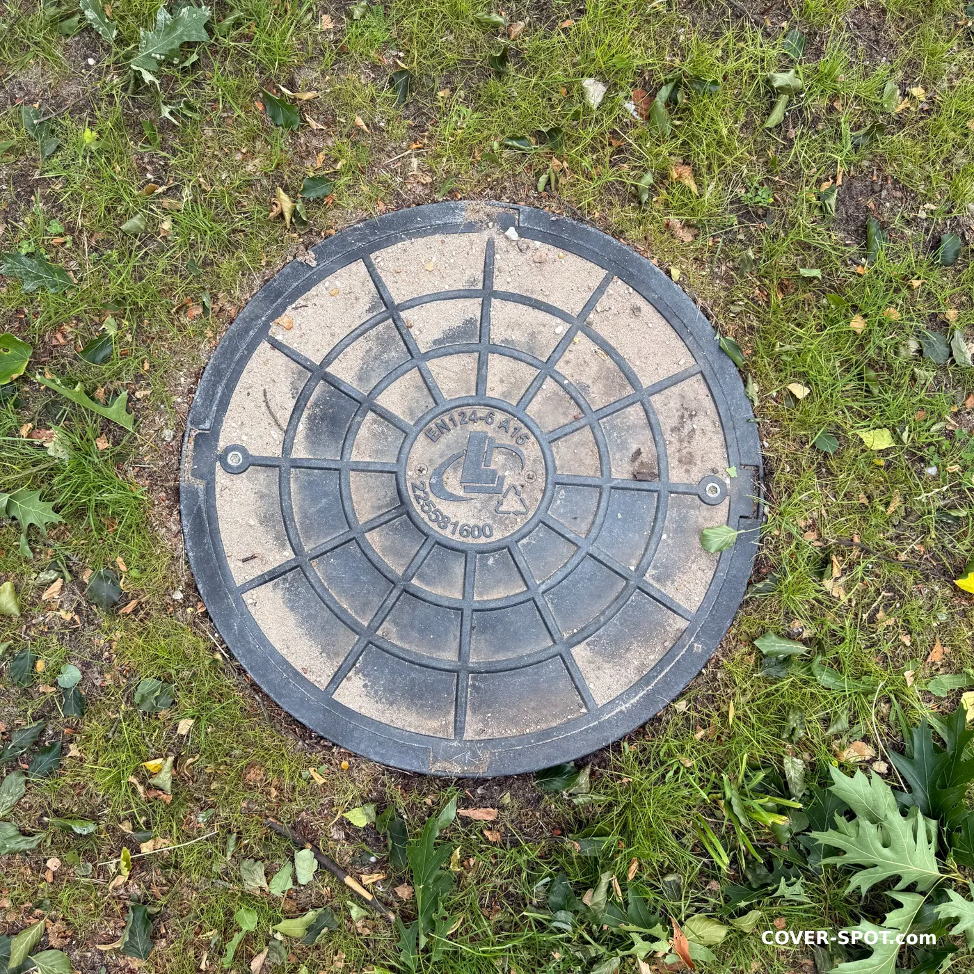Tapa de alcantarilla en Billund, South Denmark, Denmark