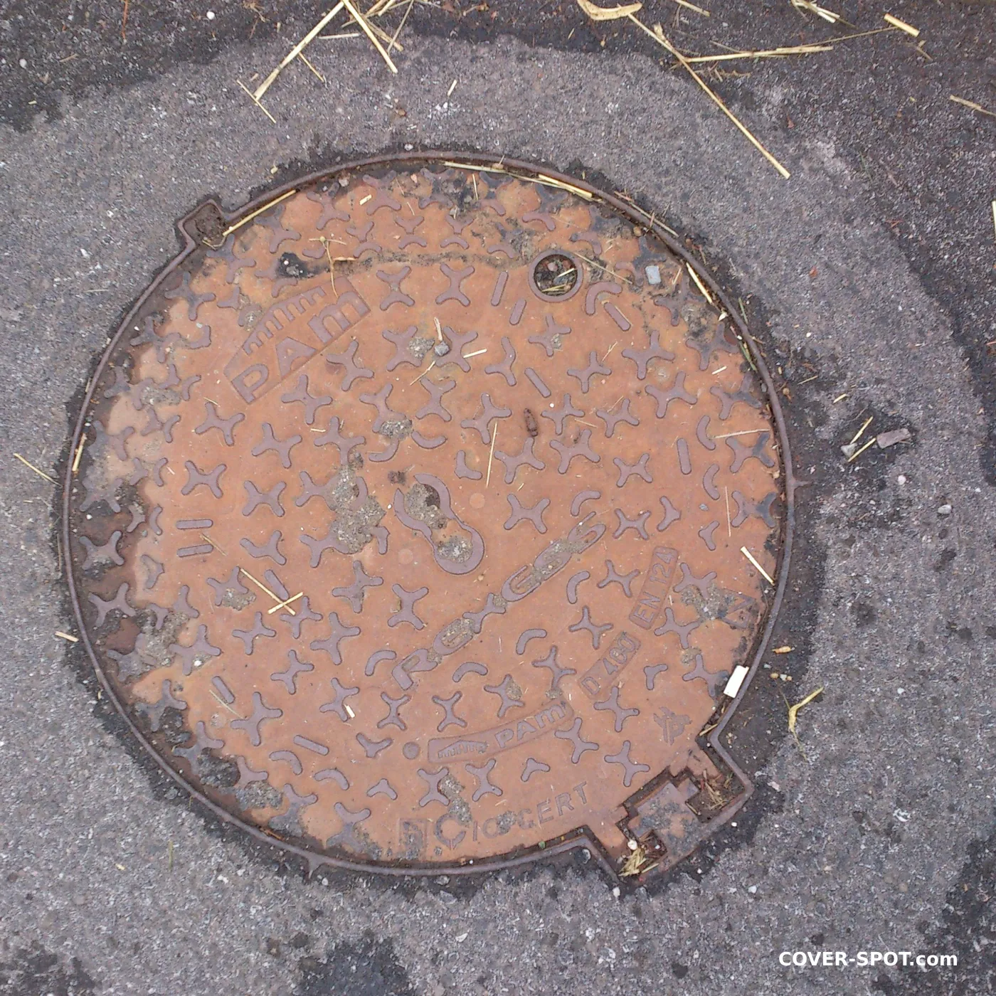맨홀 뚜껑 Stará Paka, Královéhradecký kraj, Czechia