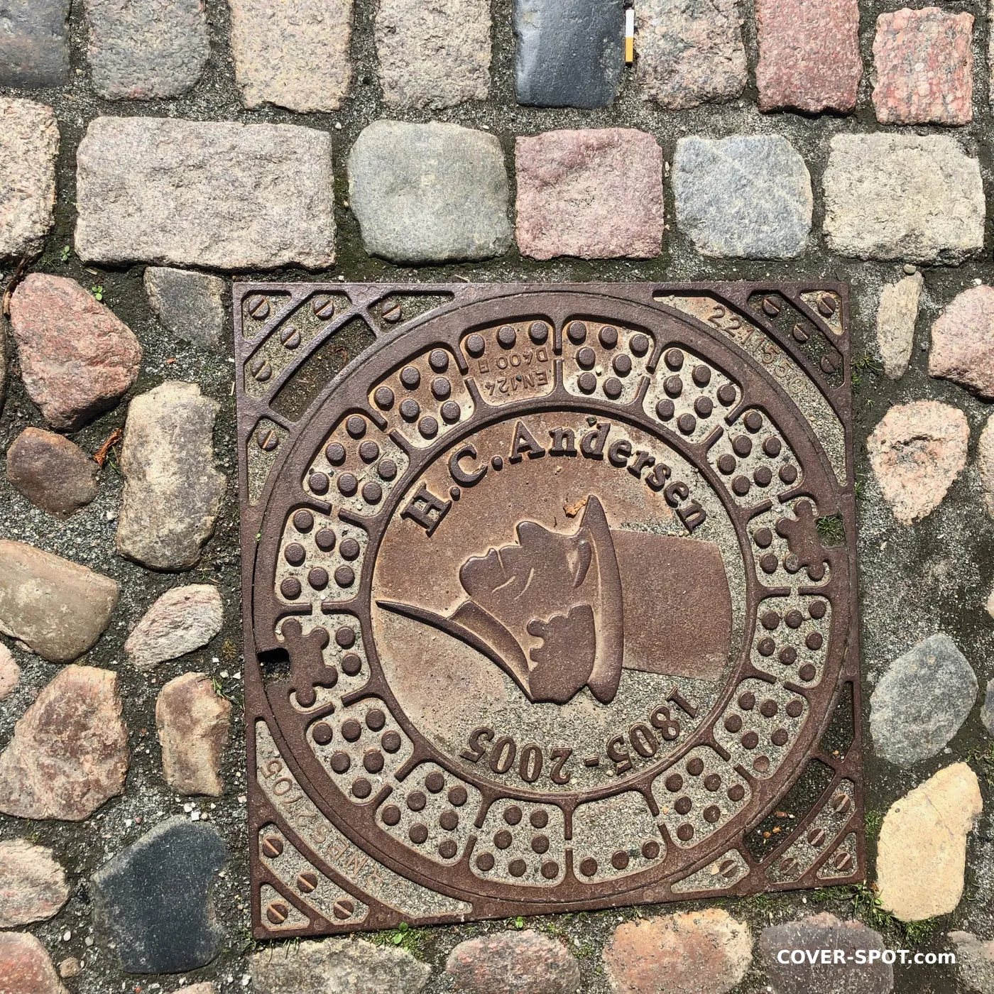 맨홀 뚜껑 Copenhagen, Denmark
