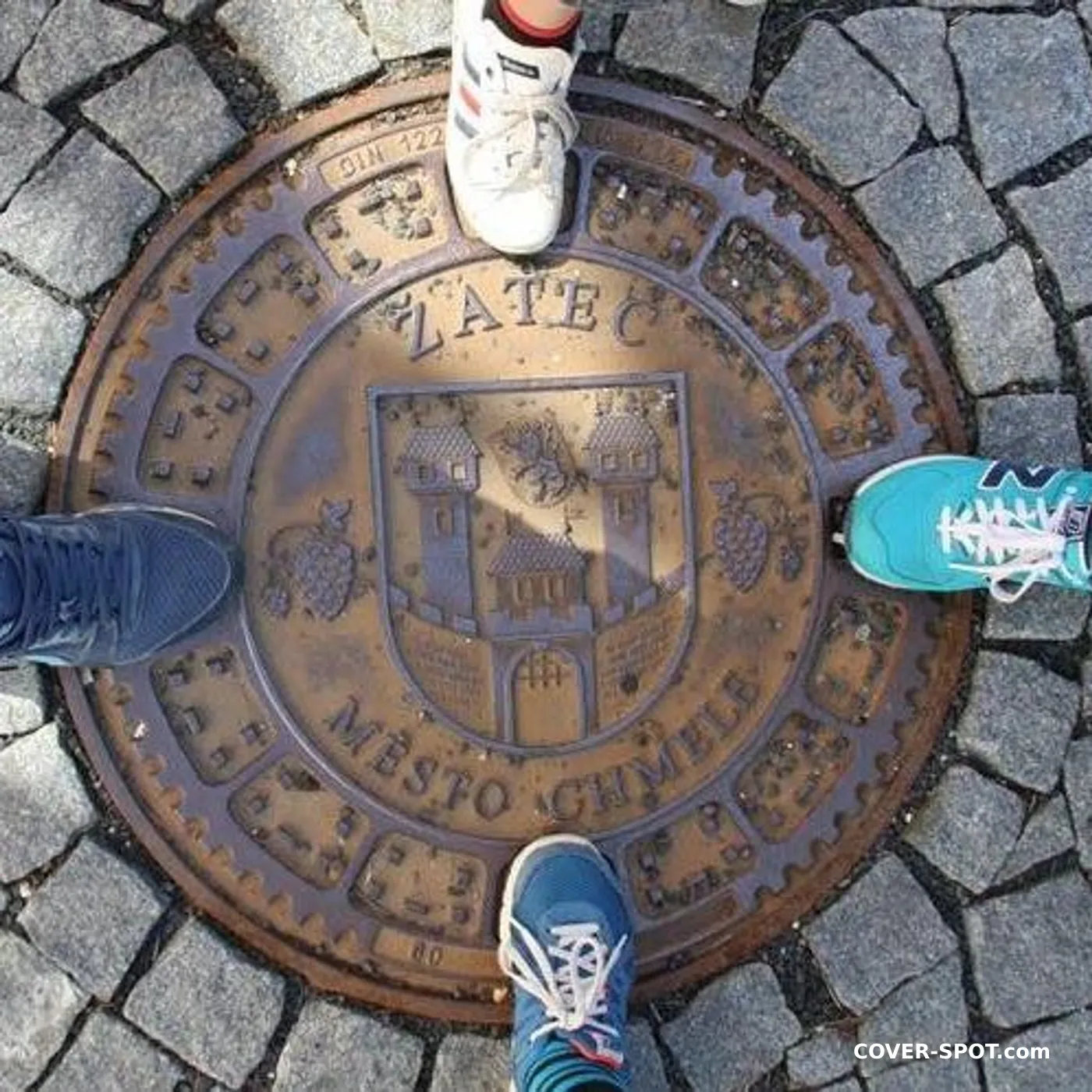 غطاء فتحة في Žatec, Czechia