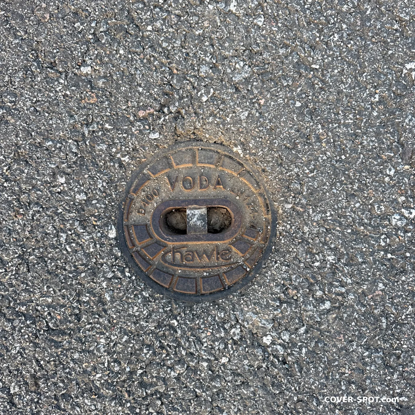 Manhole cover in Deštné v Orlických horách, Královéhradecký kraj, Czechia