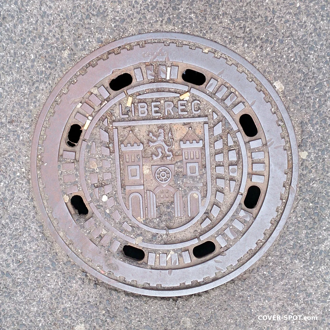 غطاء فتحة في Liberec, Liberecký kraj, Czechia