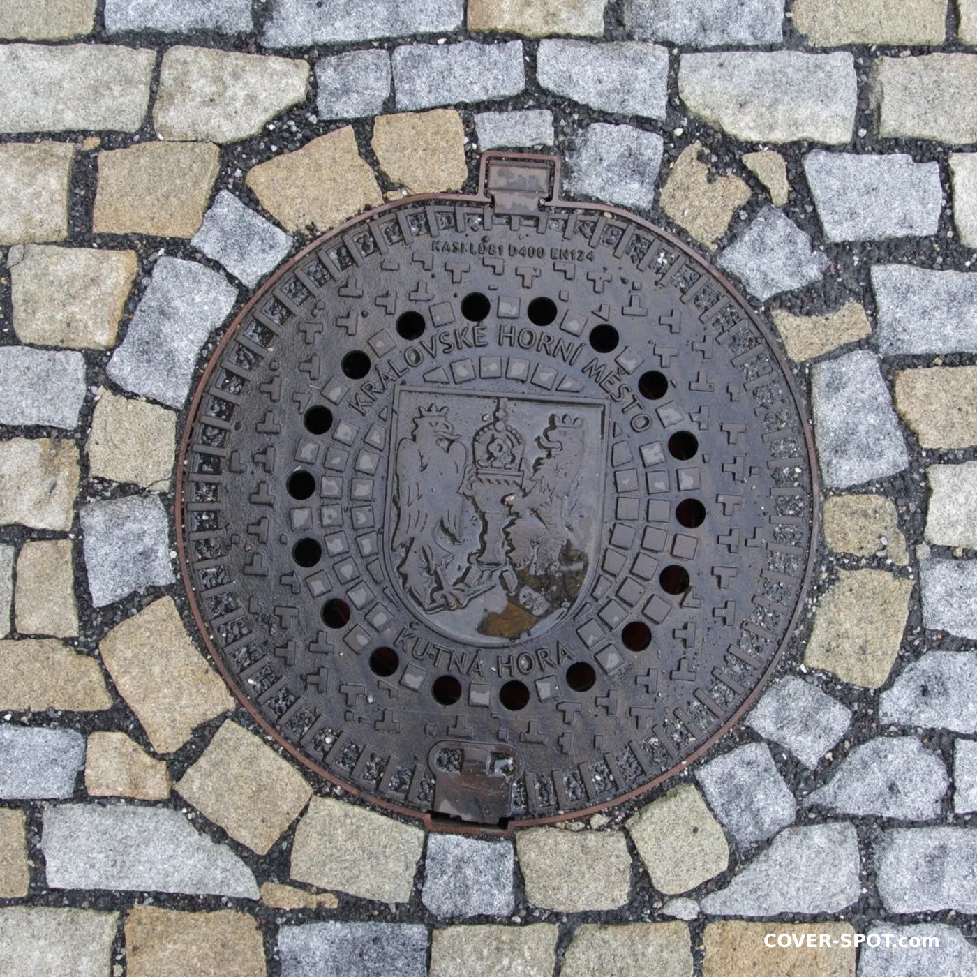 맨홀 뚜껑 Kutná Hora, Czechia