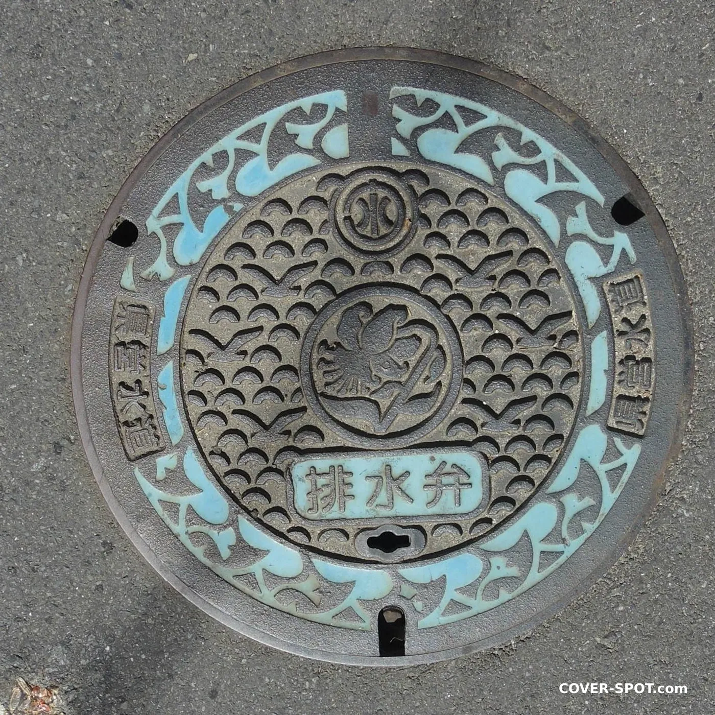 맨홀 뚜껑 Kamakura, Japan