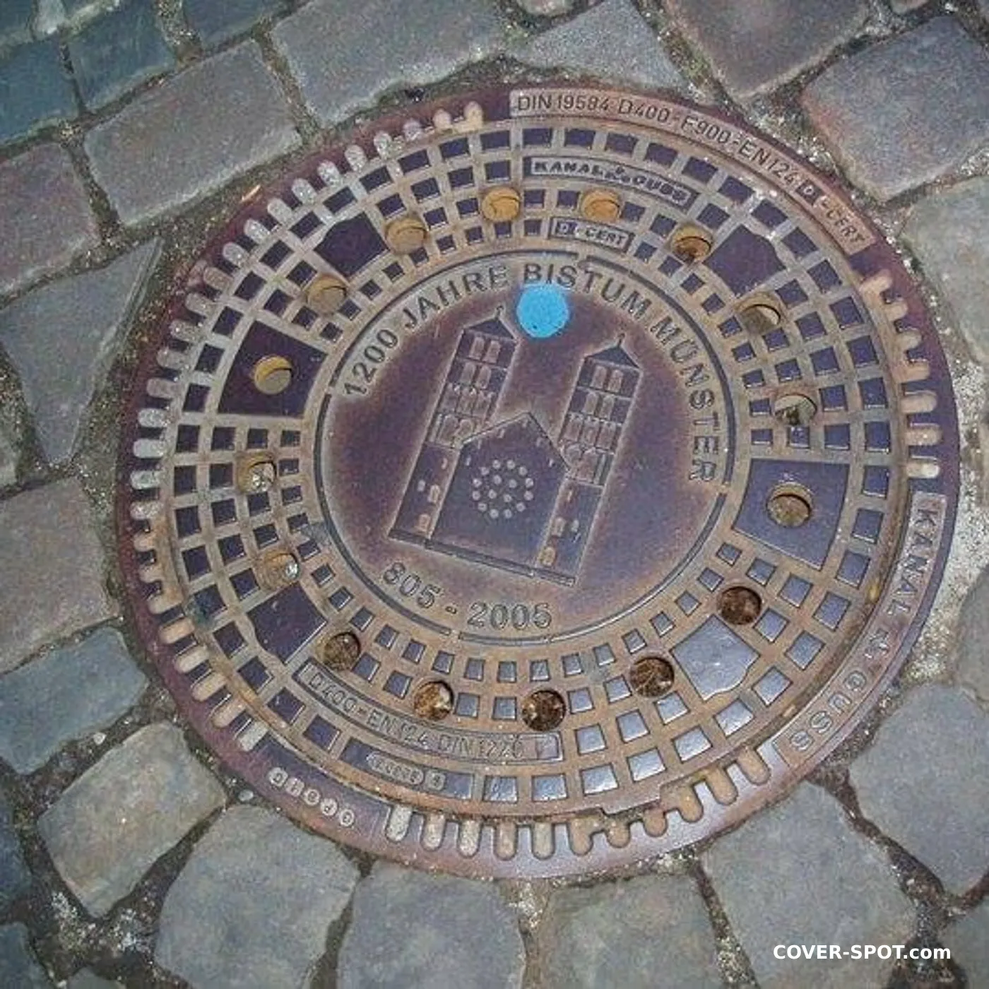Capac de canal în Münster, Germany