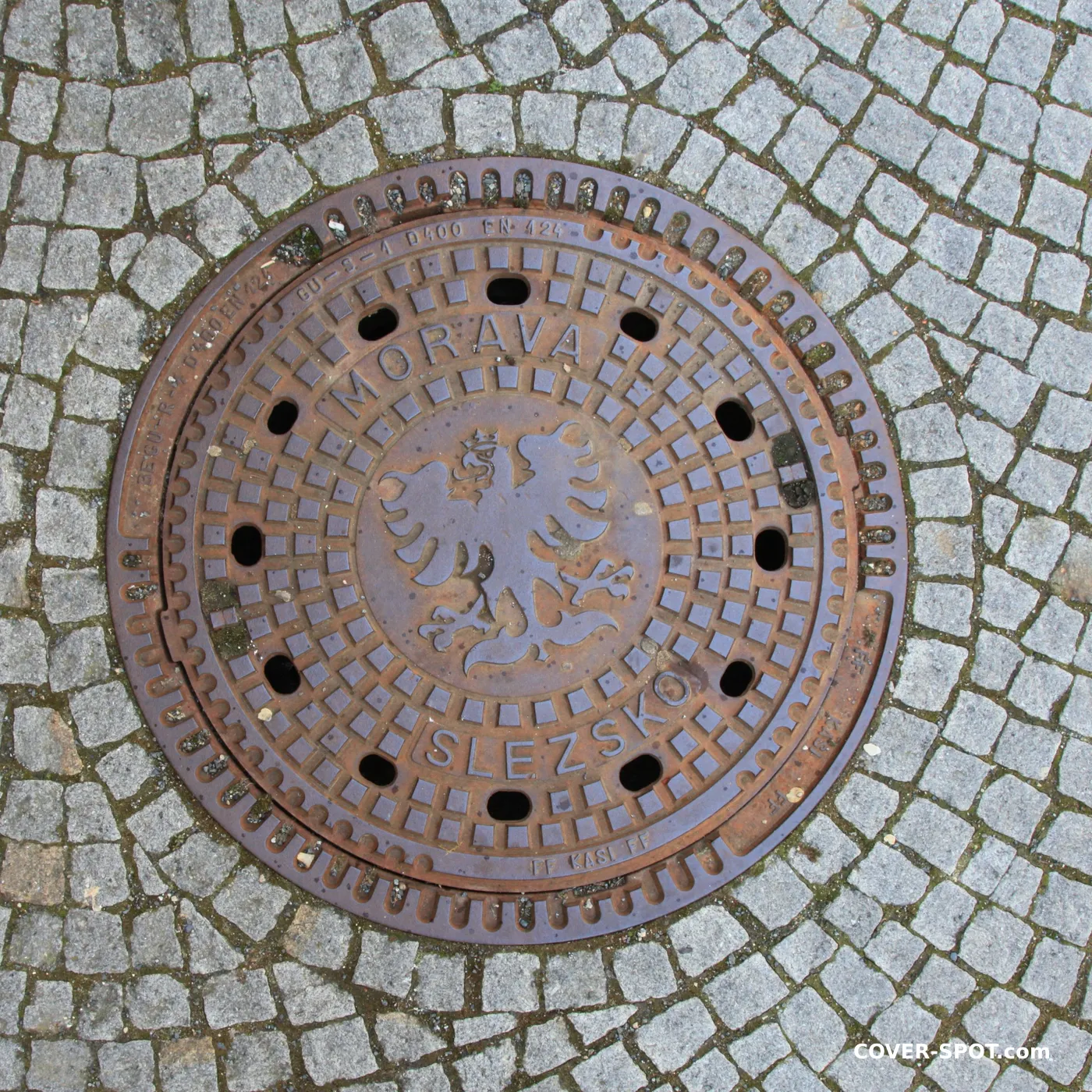 맨홀 뚜껑 Strážnice, Czechia
