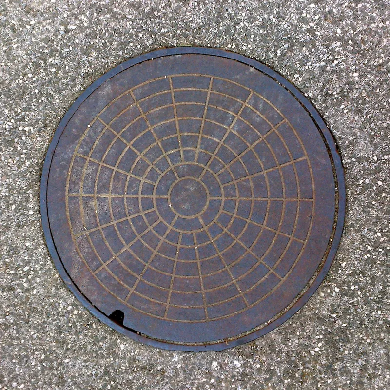 Manhole cover in Czechia