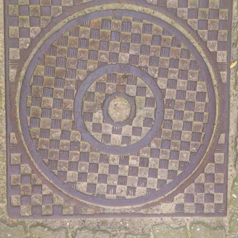 Manhole cover in Czechia
