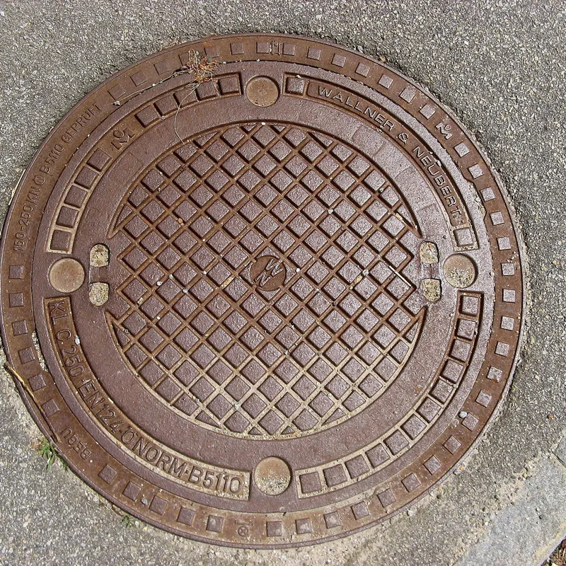 Manhole cover in Czechia