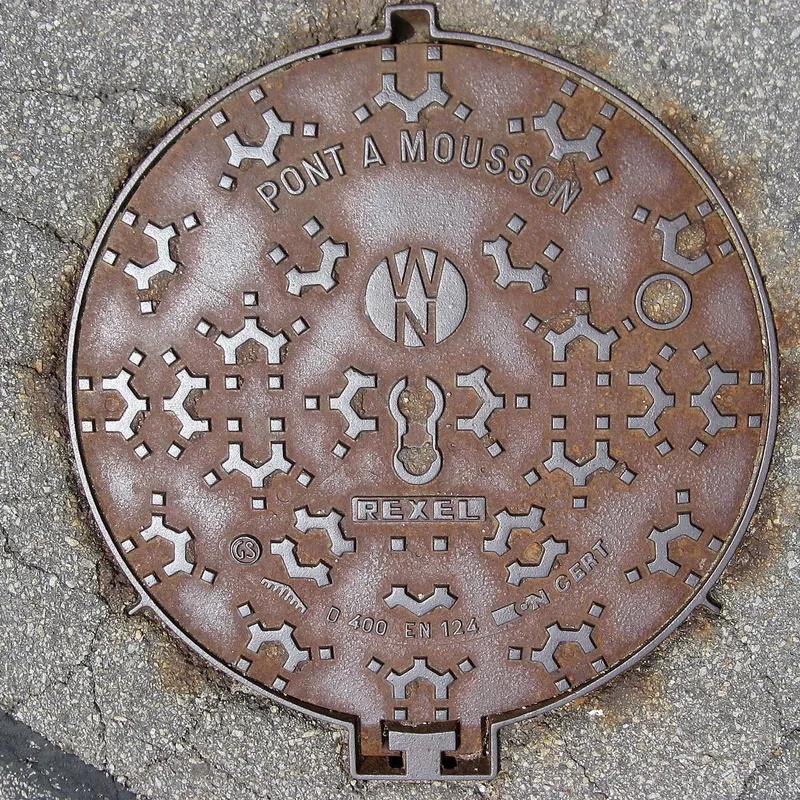 Manhole cover in Czechia