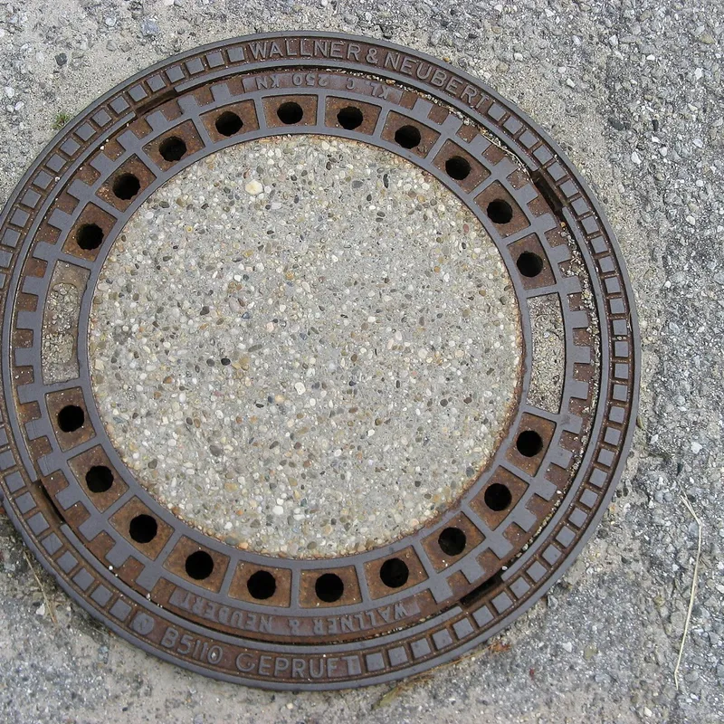 Manhole cover in Czechia