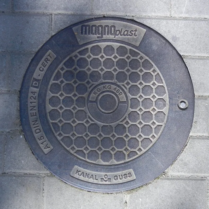 Manhole cover in Czechia