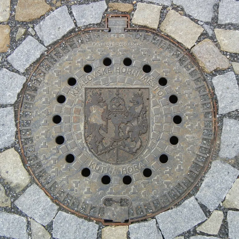 Manhole cover in Czechia