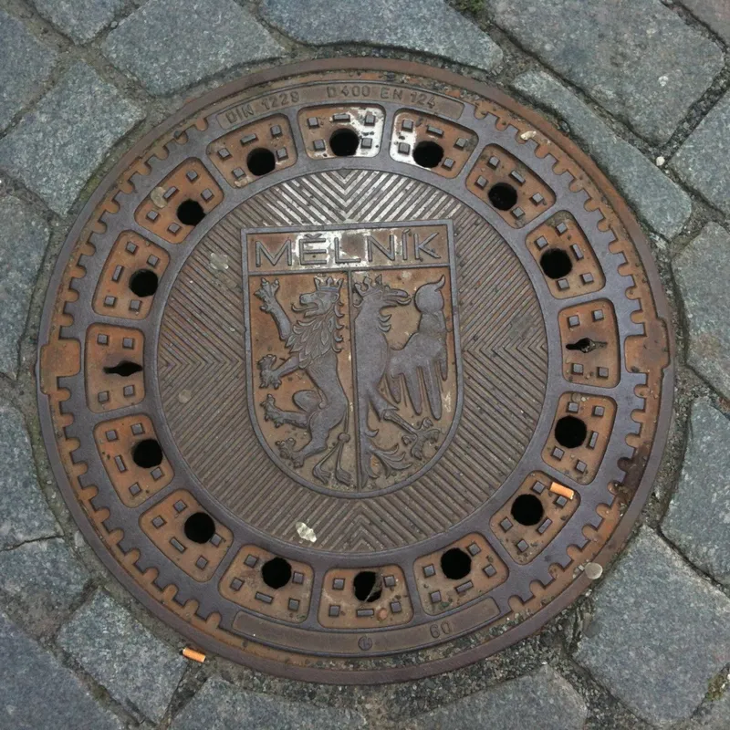 Manhole cover in Czechia
