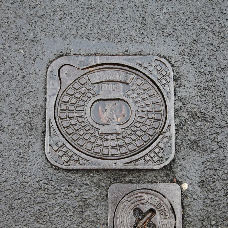 Manhole cover in Czechia