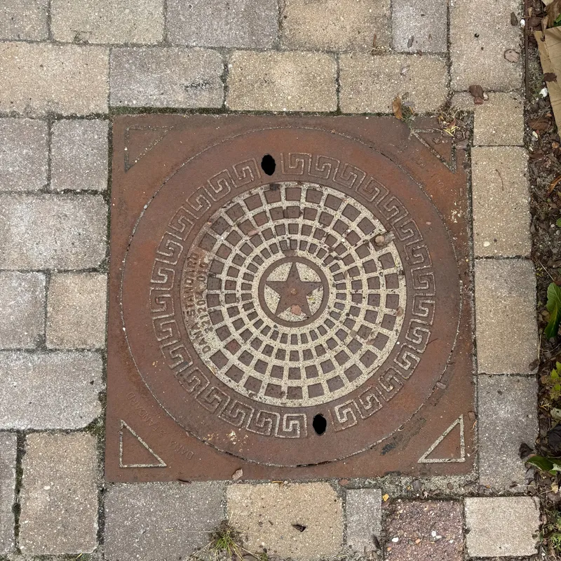 Manhole cover in Billund, Denmark