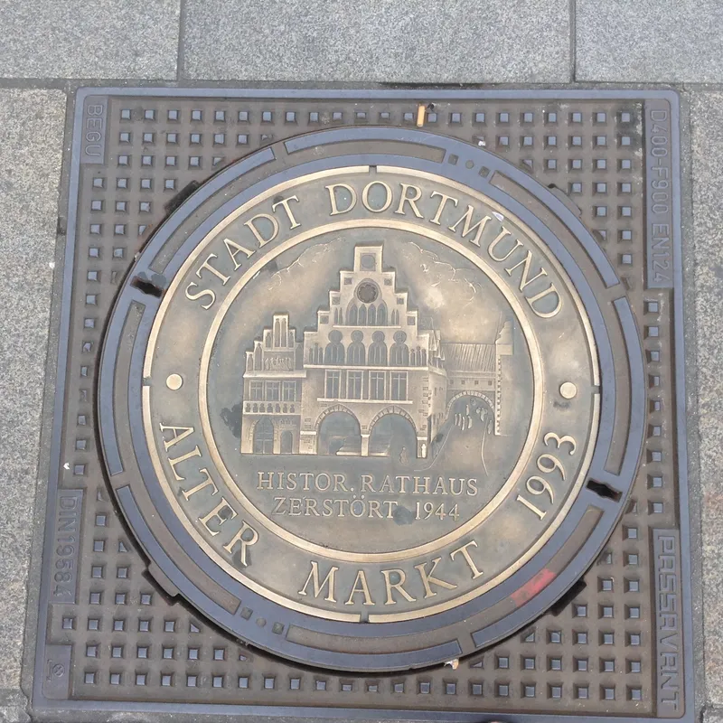 Manhole cover in Dortmund, Germany