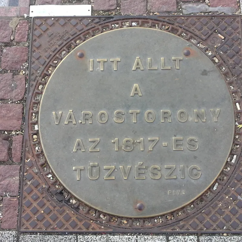 Manhole cover in Szombathely, Hungary