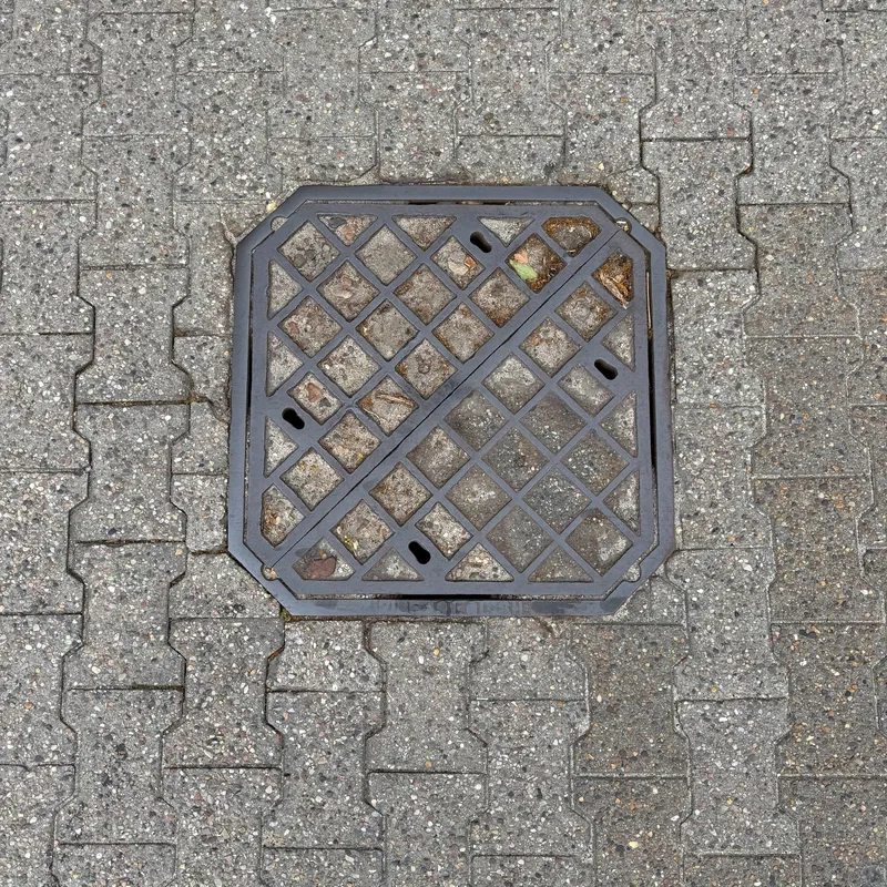 Manhole cover in Billund, Denmark