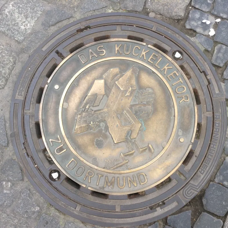 Manhole cover in Dortmund, Germany