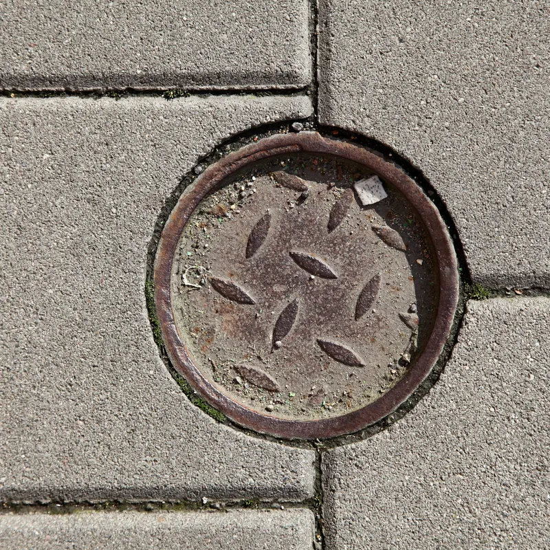 Manhole cover in Havířov, Czechia
