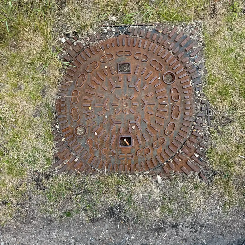 Manhole cover in Billund, Denmark