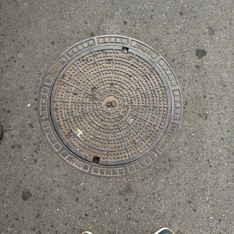 Manhole cover in Billund, Denmark