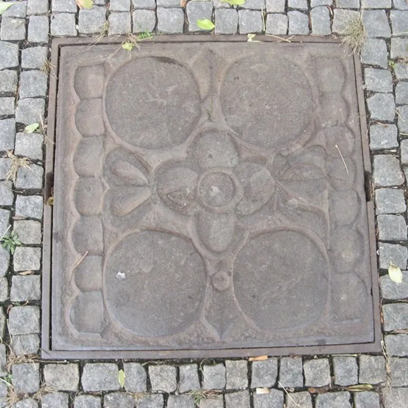 Manhole cover in Nitra, Slovakia