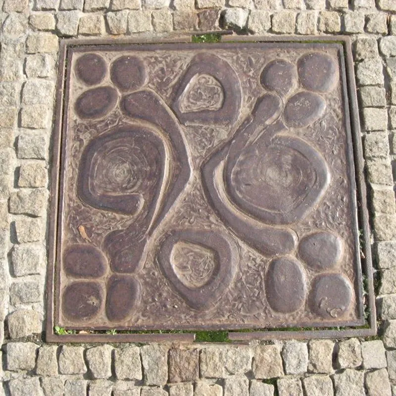 Manhole cover in Nitra, Slovakia