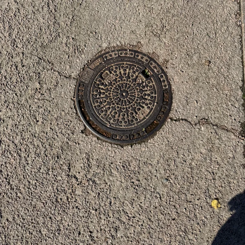 Manhole cover in Oslo, Norway