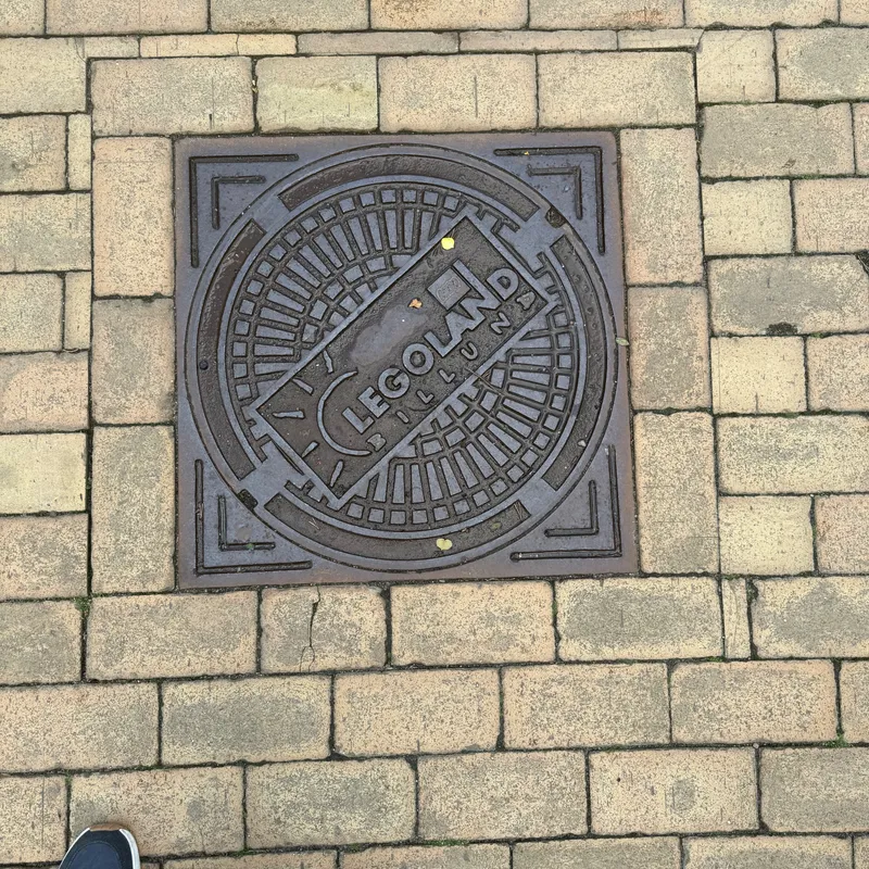 Manhole cover in Billund, Denmark