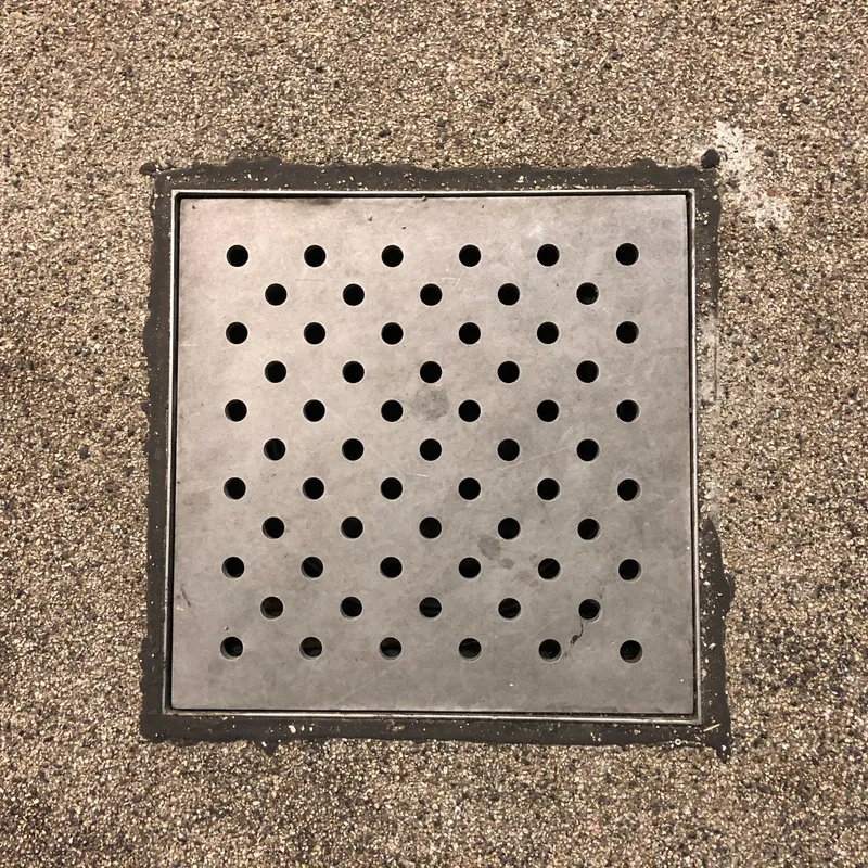 Manhole cover in Hamburg, Germany