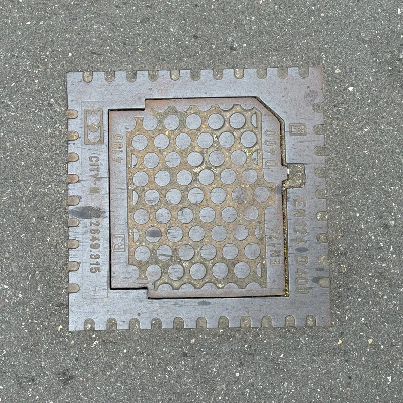 Manhole cover in Billund, Denmark