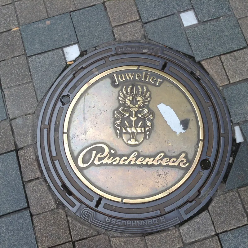 Manhole cover in Dortmund, Germany