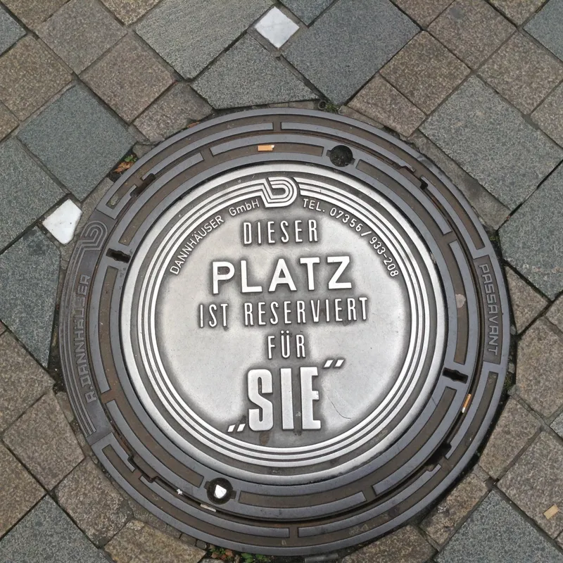 Manhole cover in Dortmund, Germany