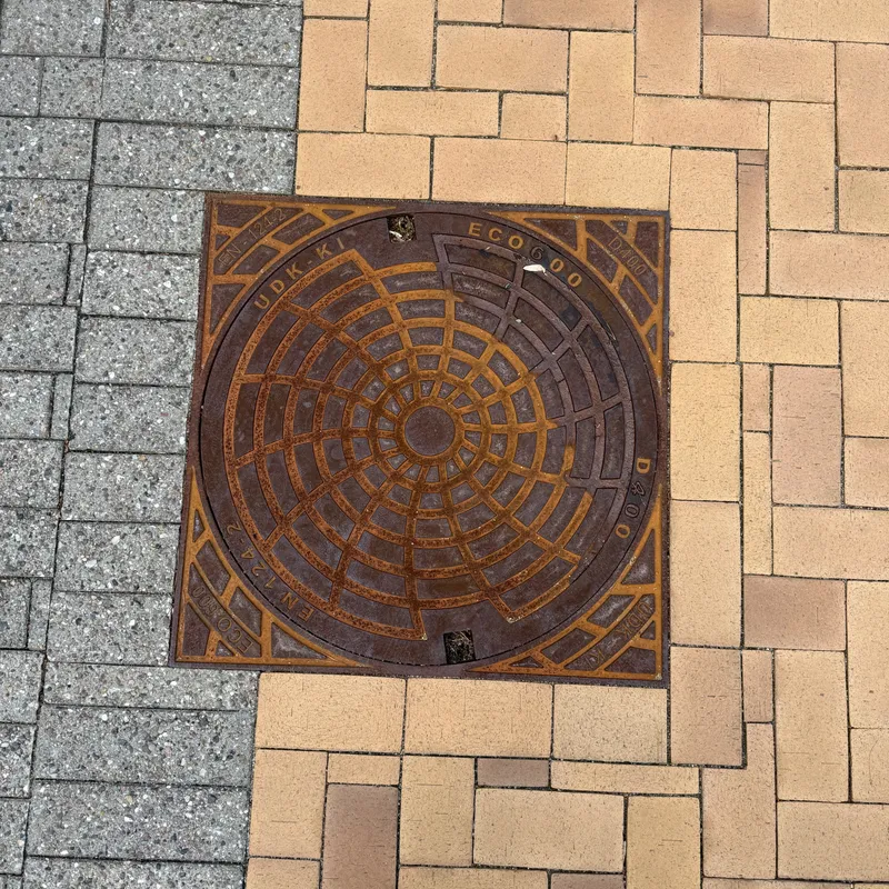 Manhole cover in Billund, Denmark