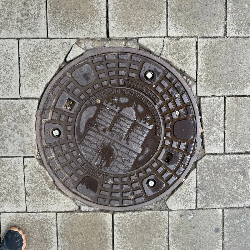 Manhole cover in Neustadt, Germany